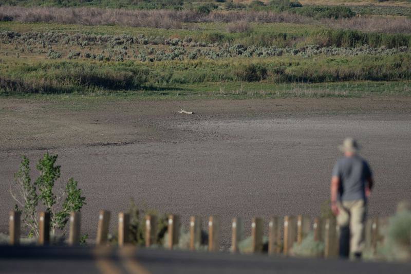 Así se encuentra actualmente el lago Washoe, en el estado de Nevada