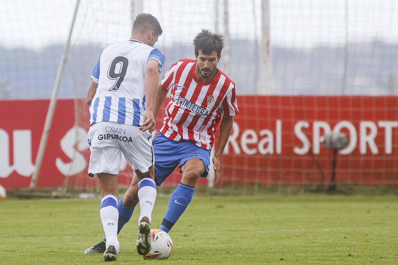 Un momento del partido disputado