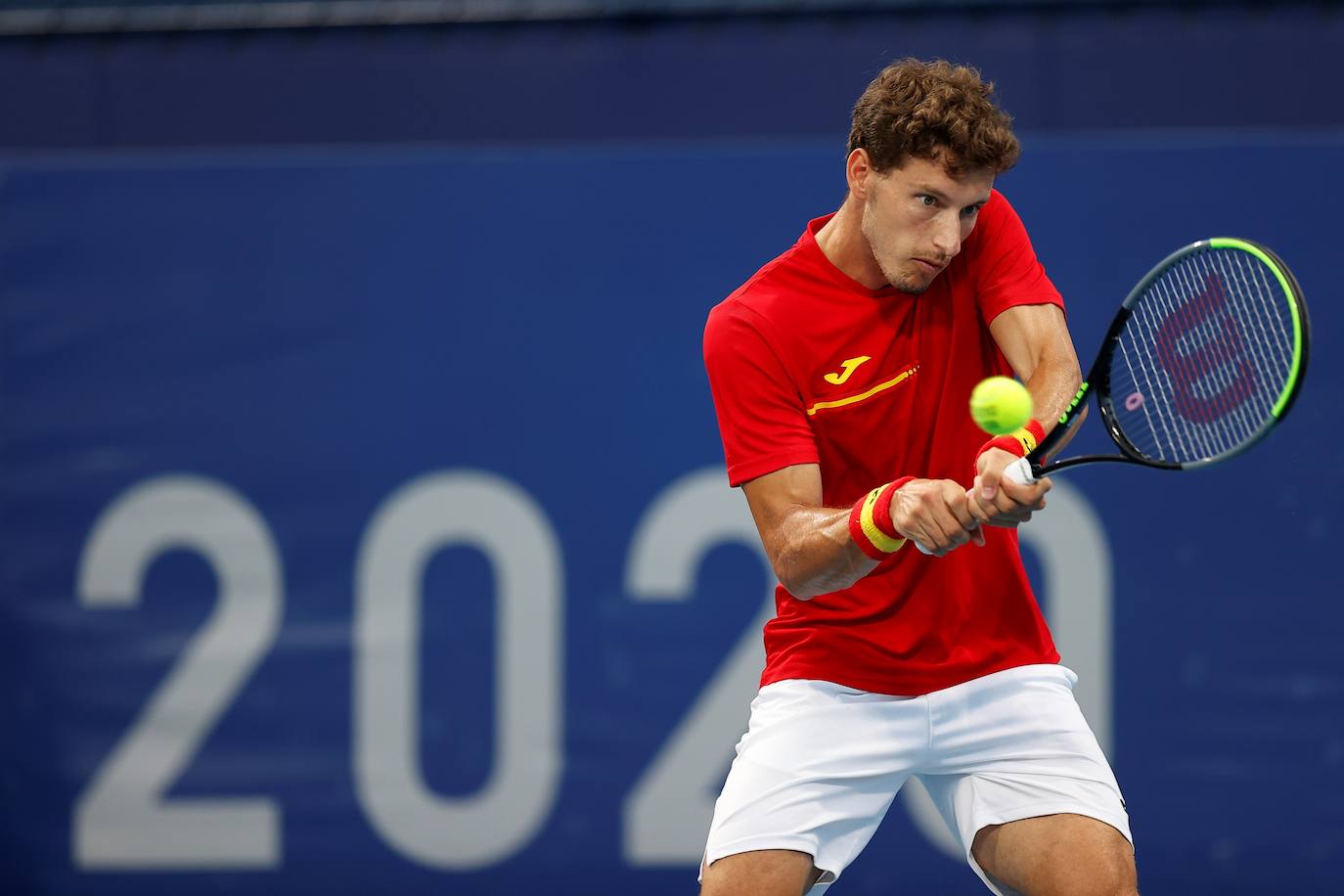 El tenista gijonés se ha clasificado para las semifinales de los Juegos Olimpicos de Tokio tras batir en dos sets al ruso Daniil Medvédev. Carreño venció por 6-2 y 7-6 (7-5) y se medirá en semifinales al Khachanov. 