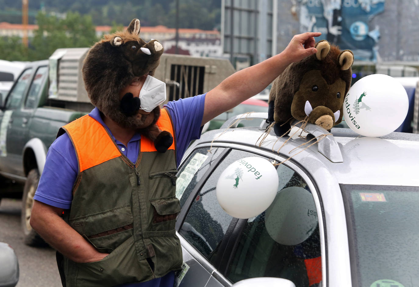 Fotos: rotesta en defensa del medio rural, la caza y la pesca