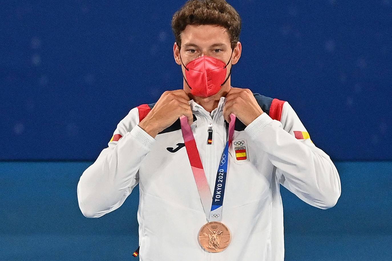 Fotos: Pablo Carreño recoge la medalla de bronce conquistada en Tokyo 2020