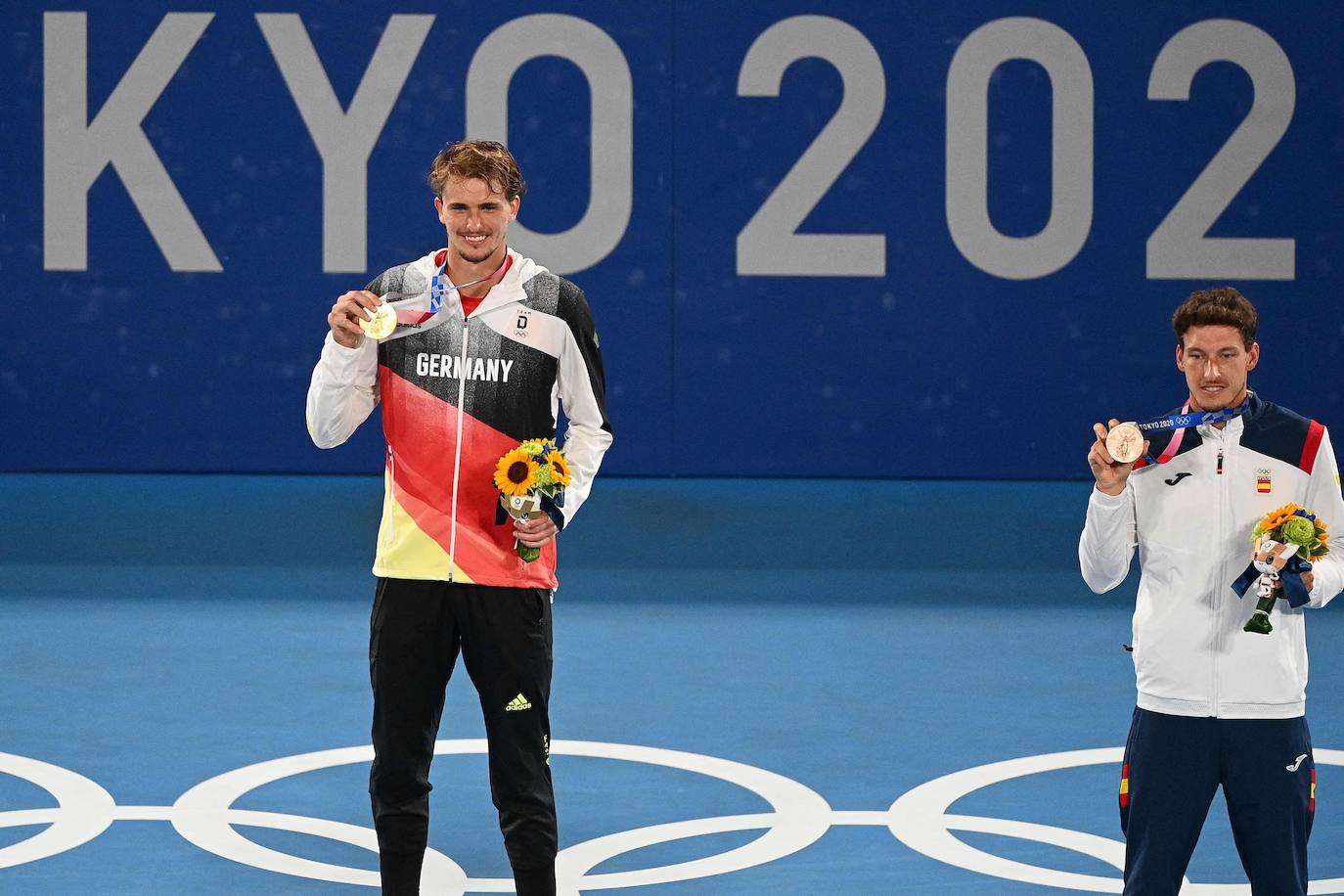 Fotos: Pablo Carreño recoge la medalla de bronce conquistada en Tokyo 2020