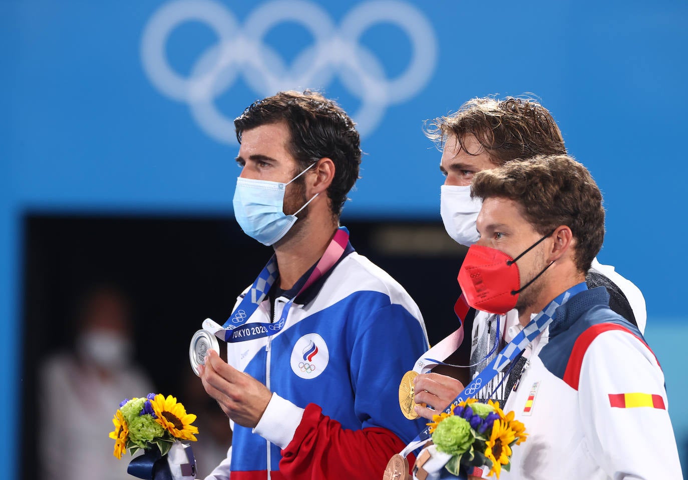 Fotos: Pablo Carreño recoge la medalla de bronce conquistada en Tokyo 2020