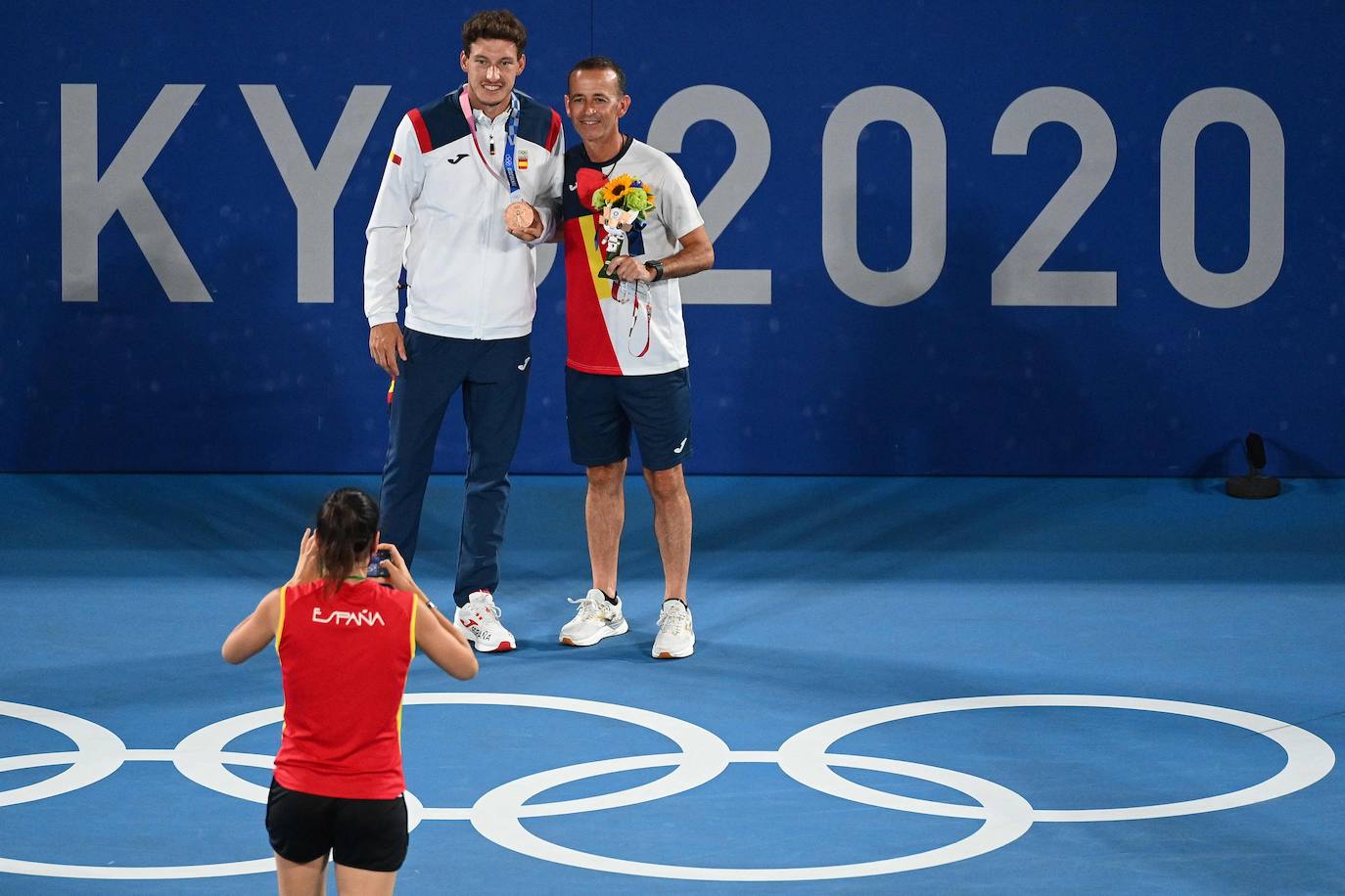 Fotos: Pablo Carreño recoge la medalla de bronce conquistada en Tokyo 2020