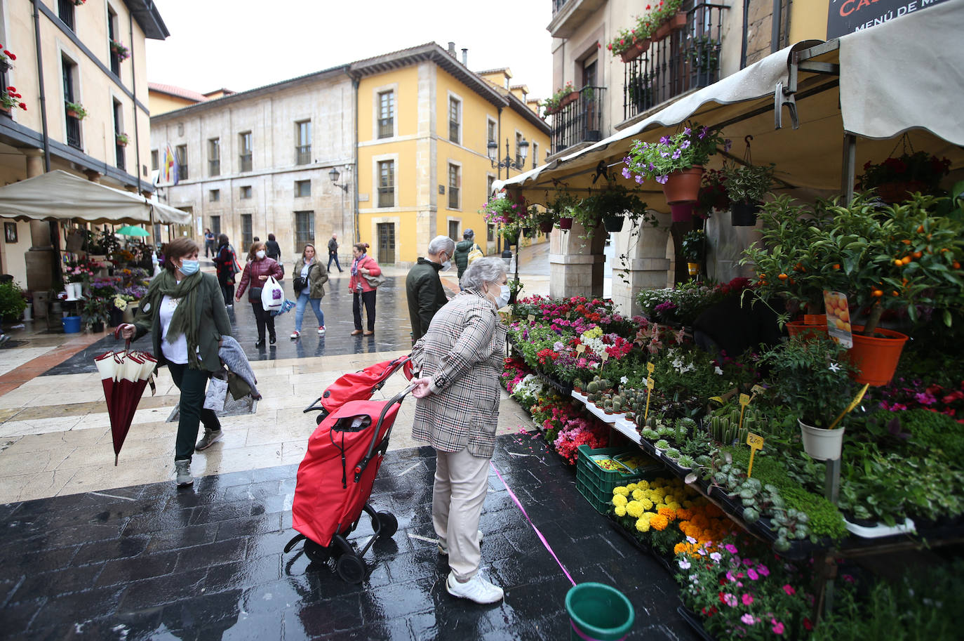 Puestos en el Fontán.