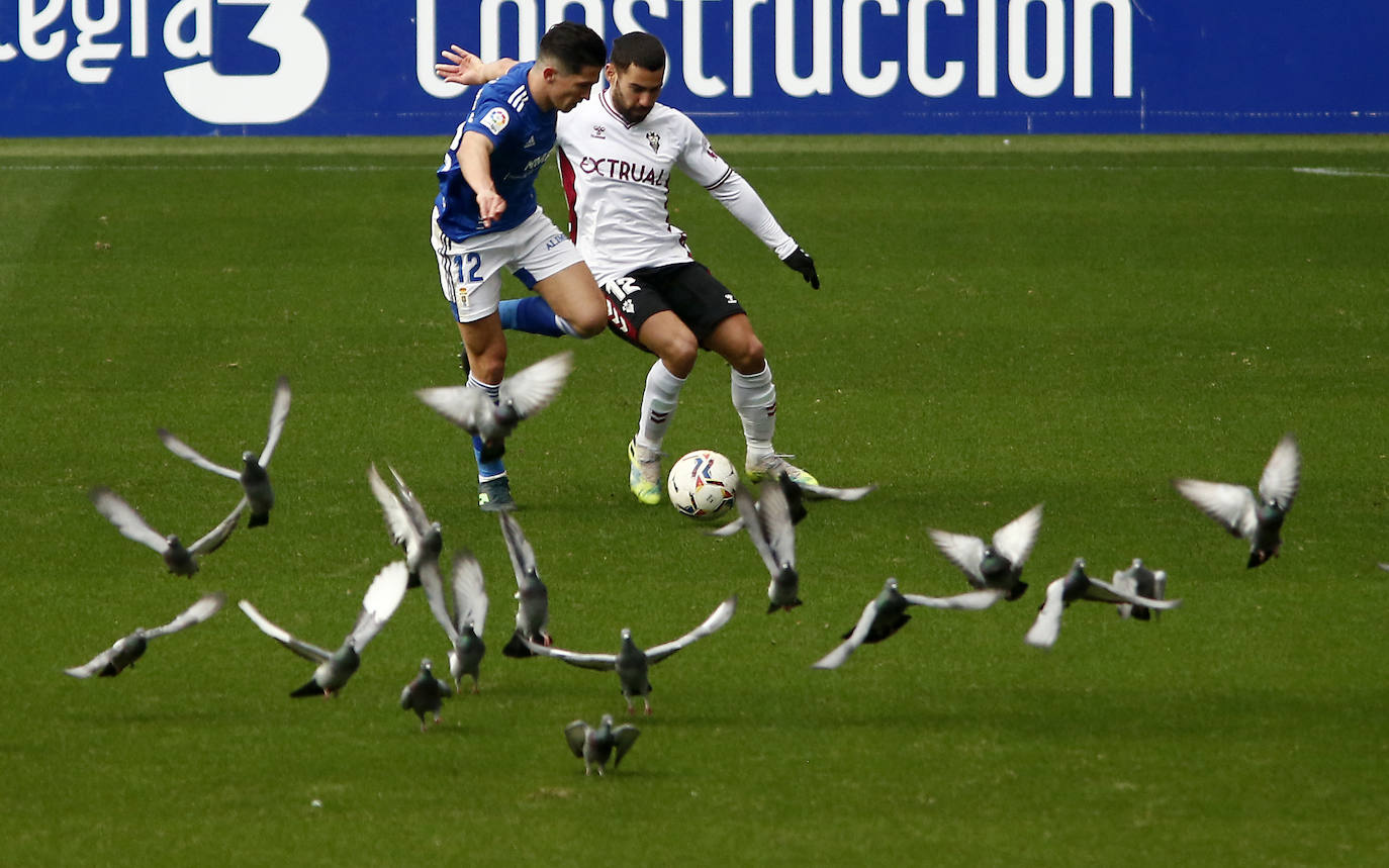 Partido Real Oviedo-Albacete en el Tartiere.