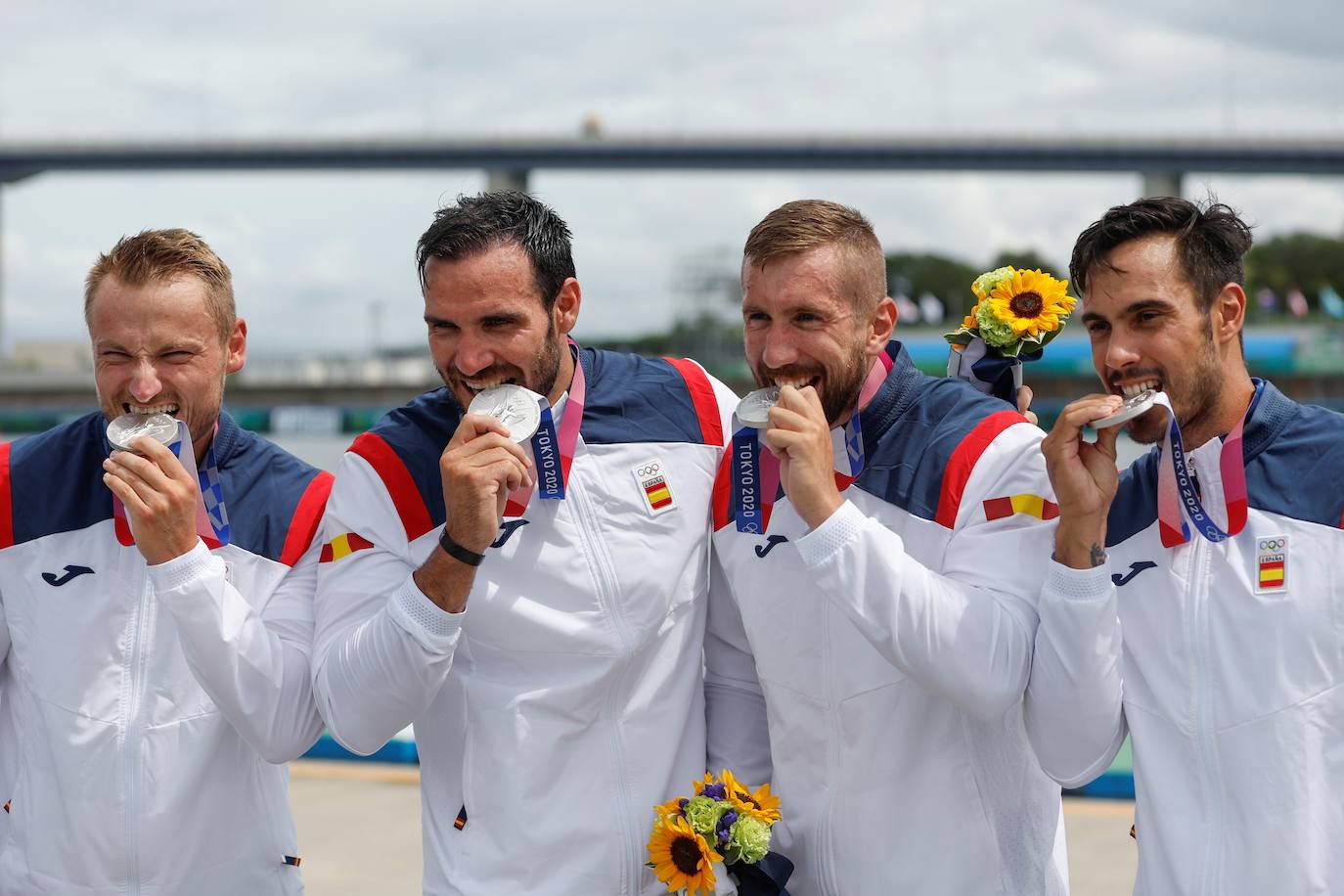 Fotos: Saúl Craviotto y el K4 español, medalla de plata en Tokyo 2020