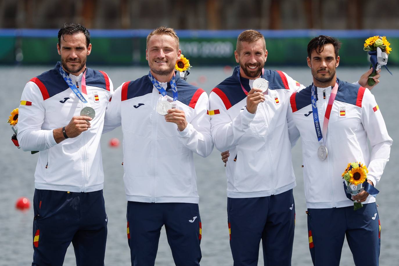 Fotos: Saúl Craviotto y el K4 español, medalla de plata en Tokyo 2020