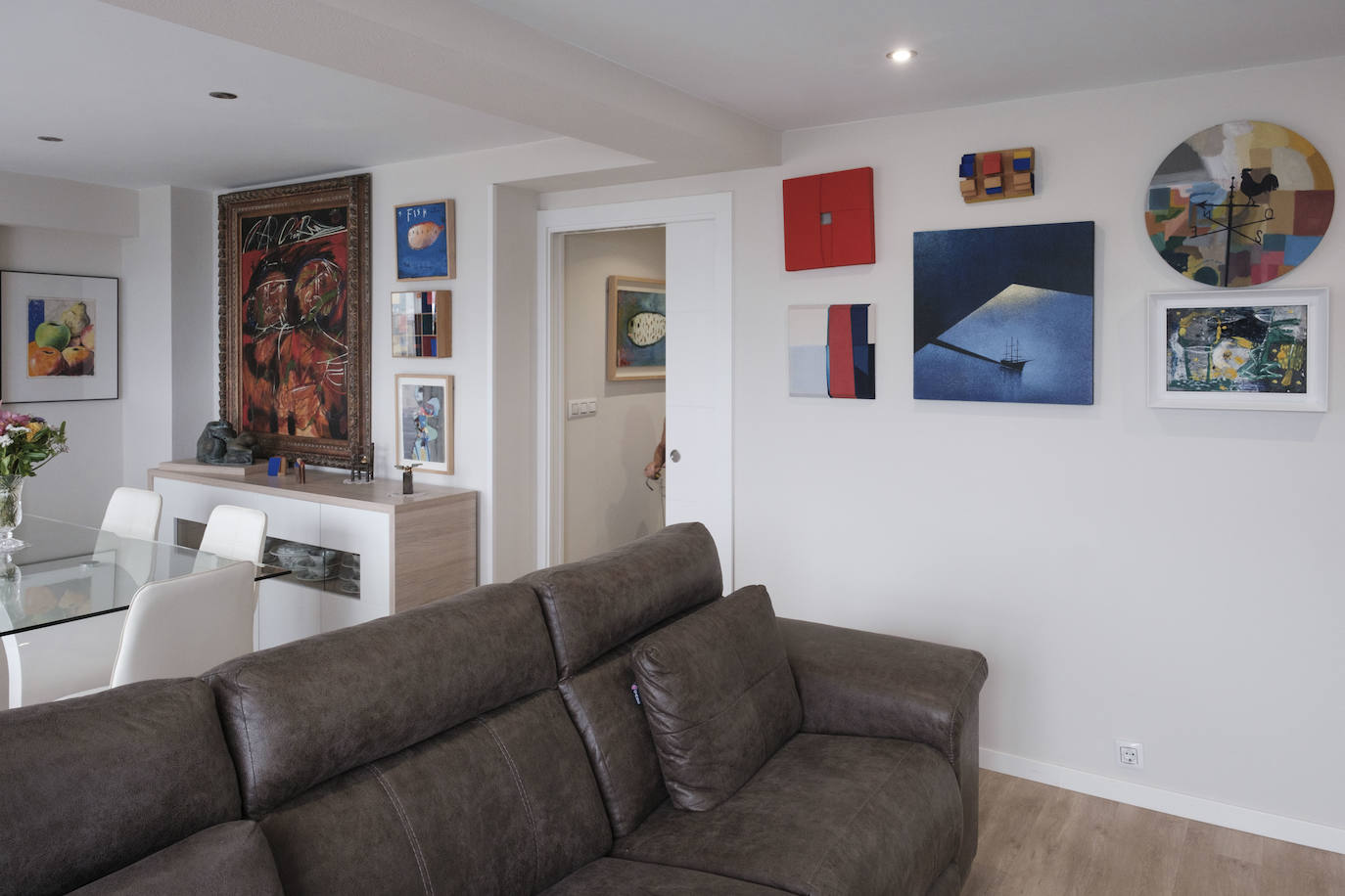 En el Náutico. La altura de la vivienda permite disfrutar de una panorámica de Gijón y sus alrededores
