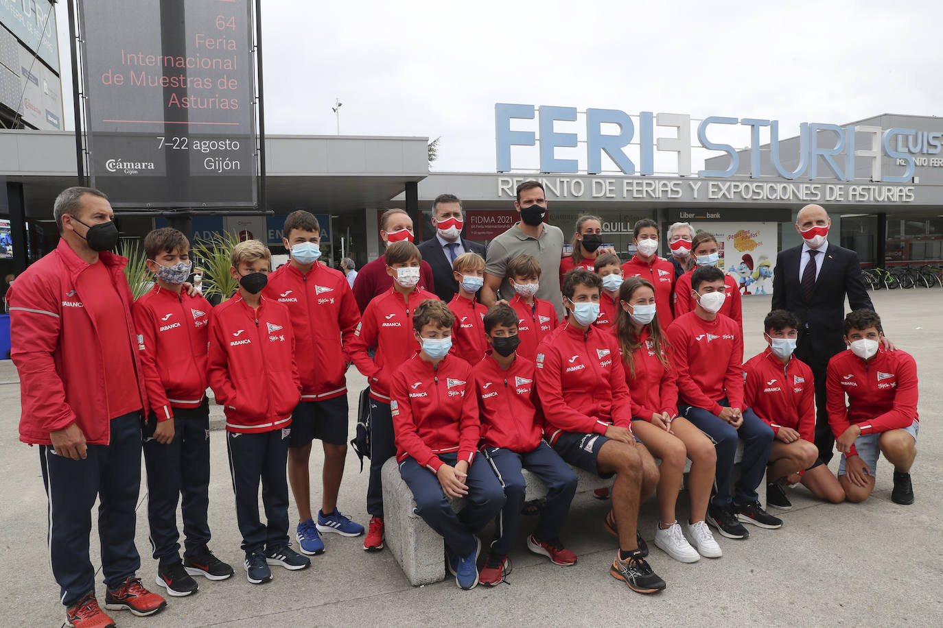 Saúl Craviotto en la Feria Internacional de Muestras de Asturias