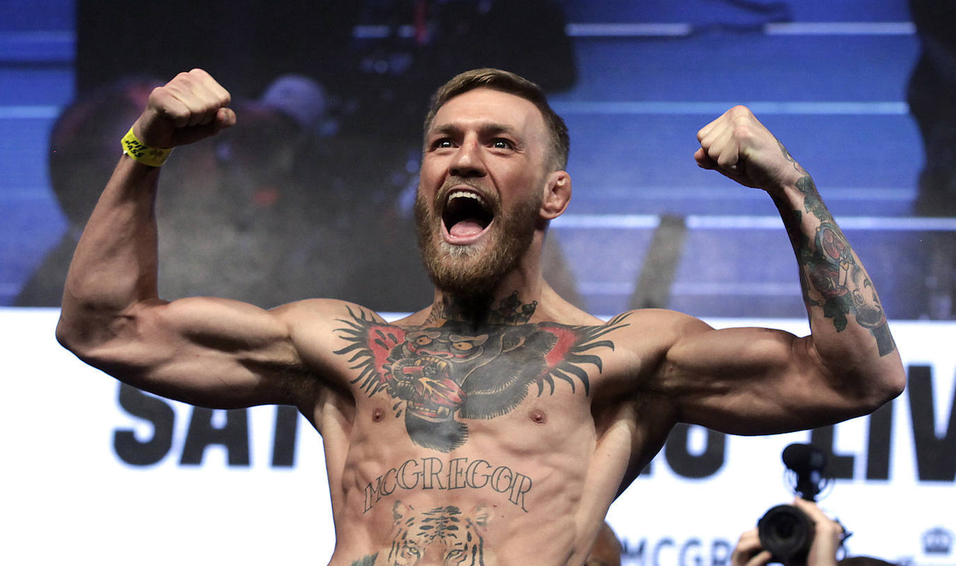 Conor McGregor (artes marciales mixtas): 180 millones de dólares