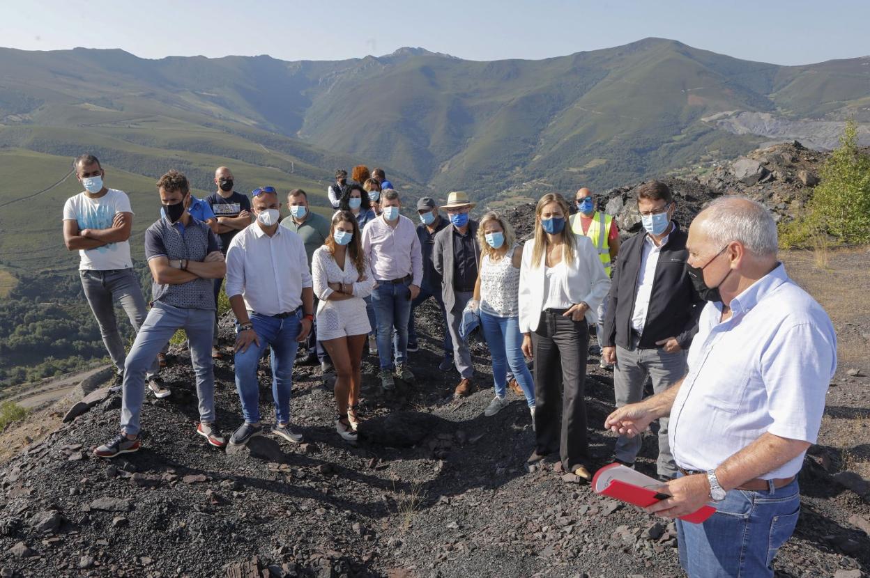 La secretaria de Estado de Energía, Sara Aagesen, visitó la zona el pasado martes. 