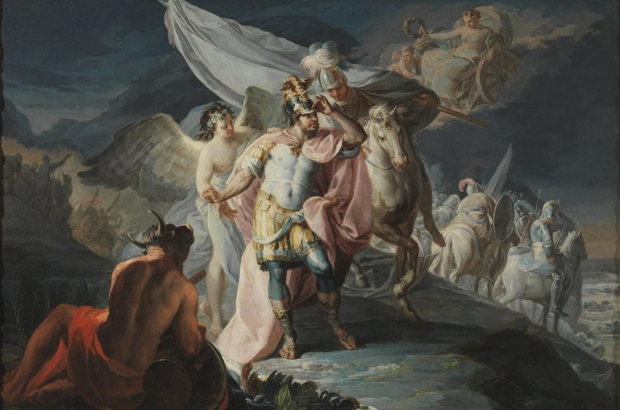 'Aníbal vencedor, que por primera vez mira a Italia desde los Alpes', de Francisco de Goya. 