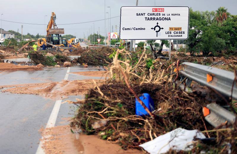 Las fuertes lluvias que ha provocado la DANA en el centro y este del país han dejado un rastro de destrucción en numerosas provincias.