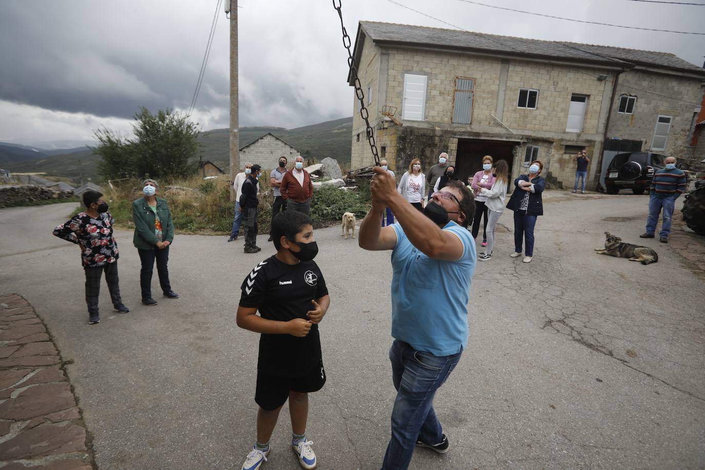 Fotos: La alegría de los vecinos de Santa María del Puerto