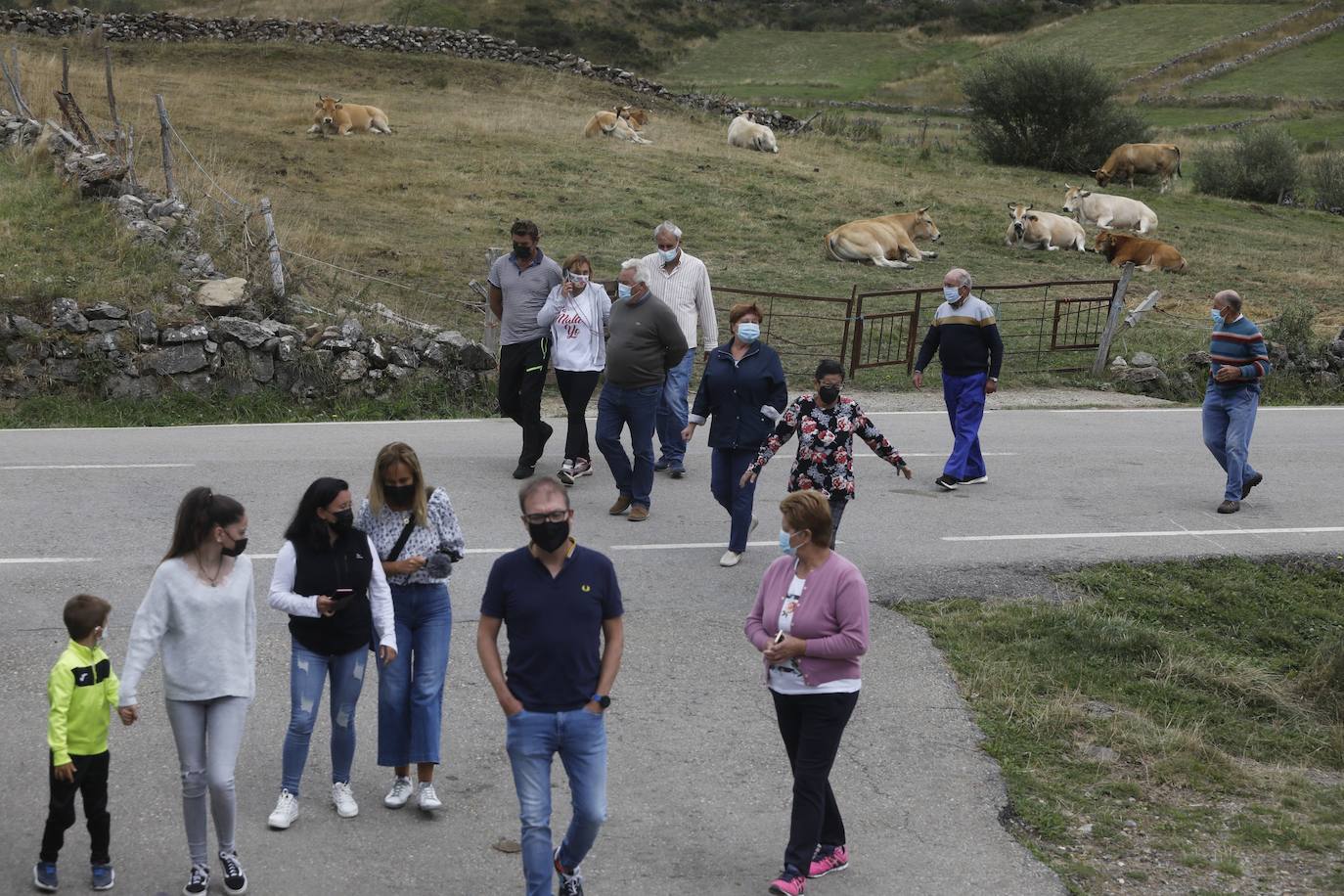 Fotos: La alegría de los vecinos de Santa María del Puerto