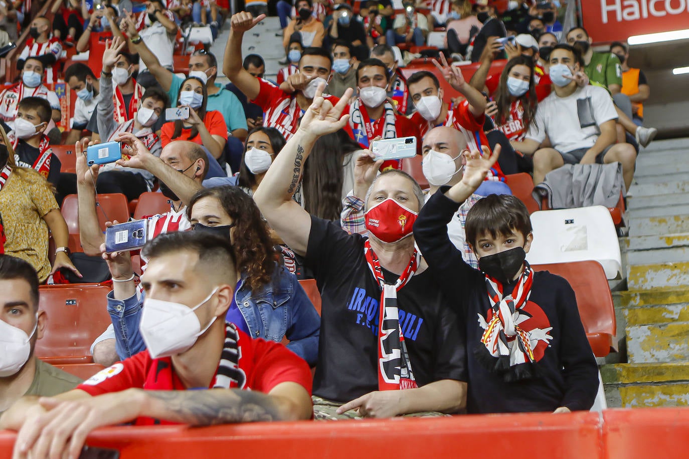 ¿Estuviste en el Sporting - Leganés? ¡Búscate!