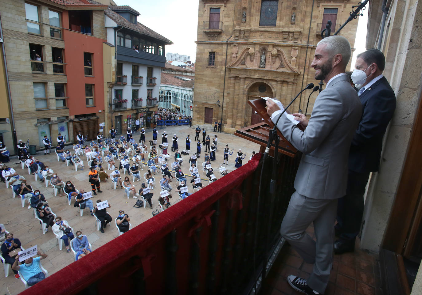 Fotos: Un pregón reivindicativo para inaugurar San Mateo