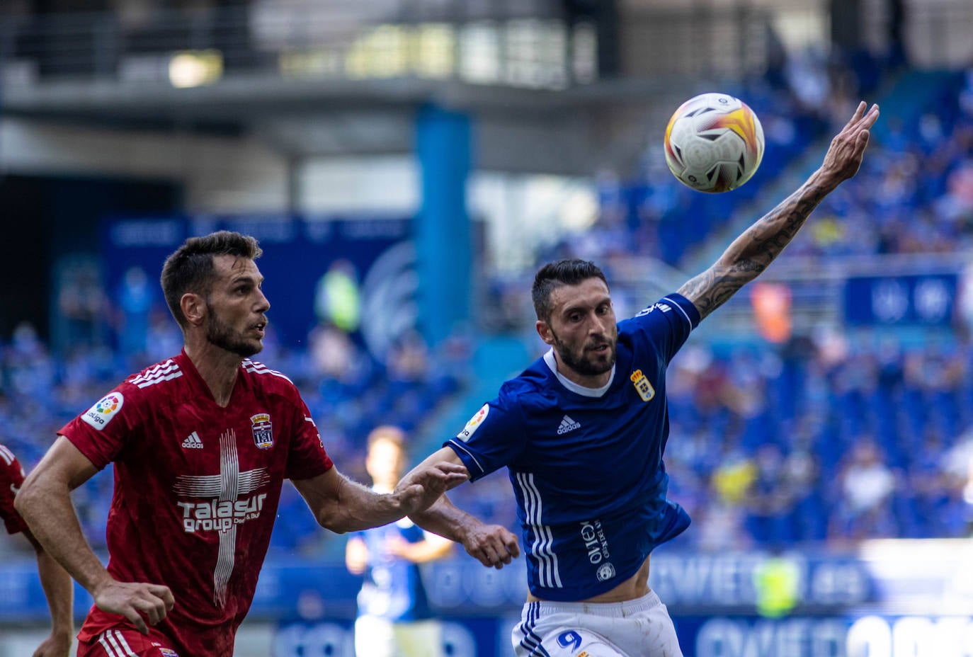 Un momento del partido disputado en el Carlos Tartiere