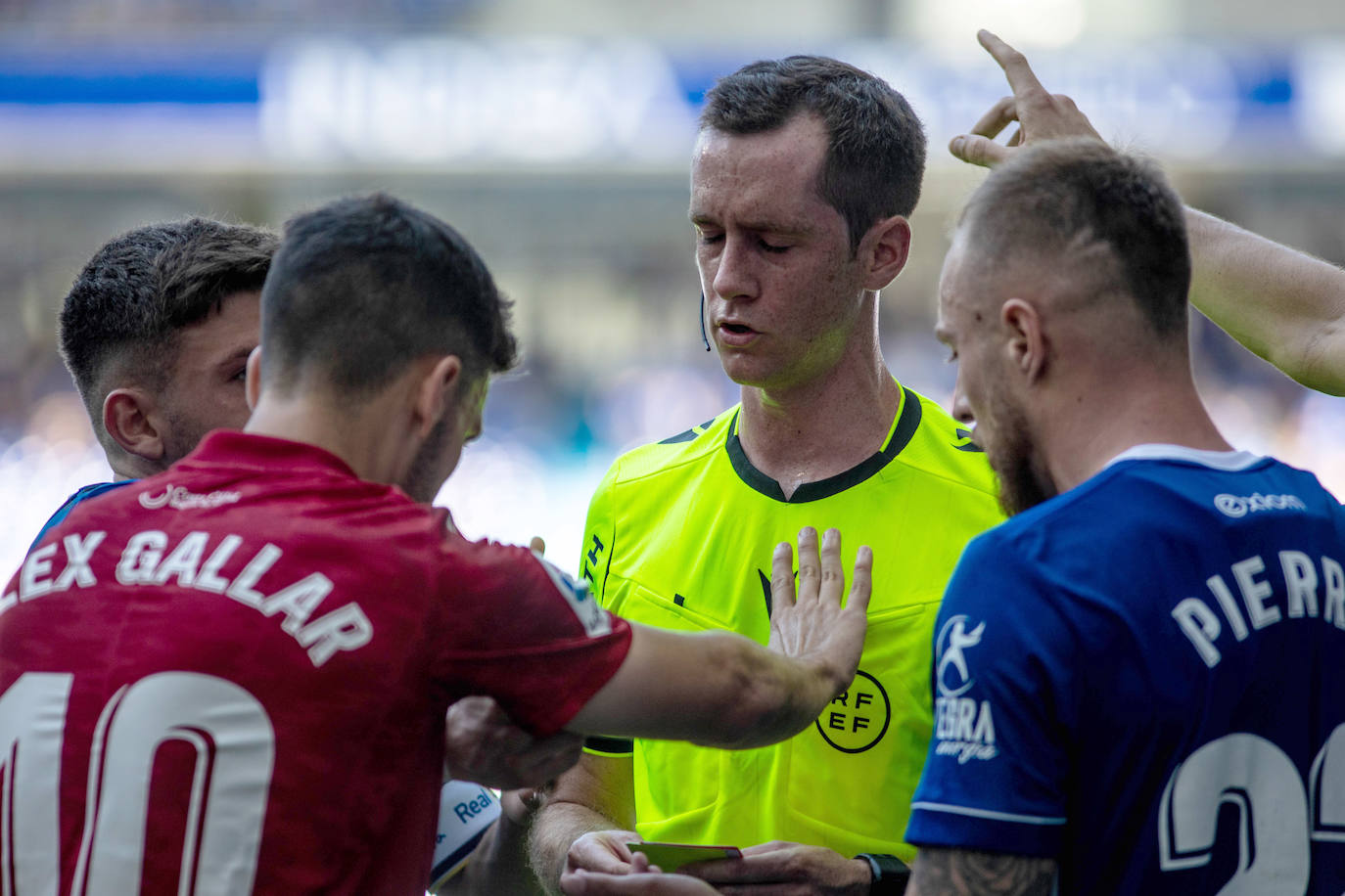 Un momento del partido disputado en el Carlos Tartiere