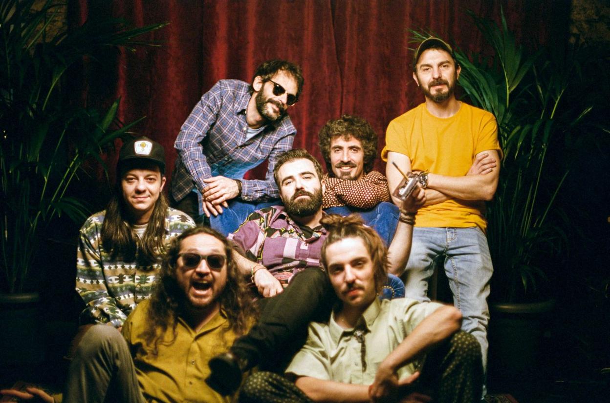 Los integrantes de la banda asturiana Alberto&García. 