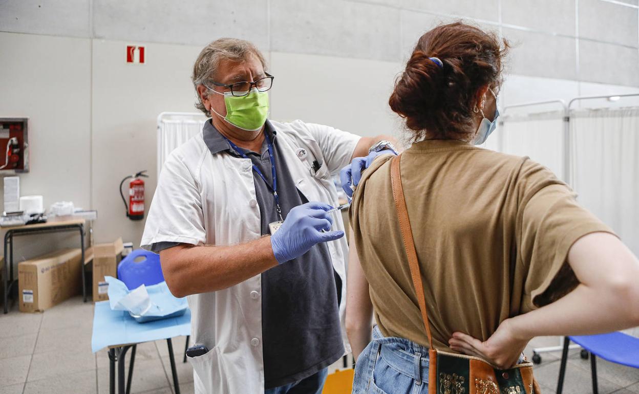 Vacunación en Gijón 