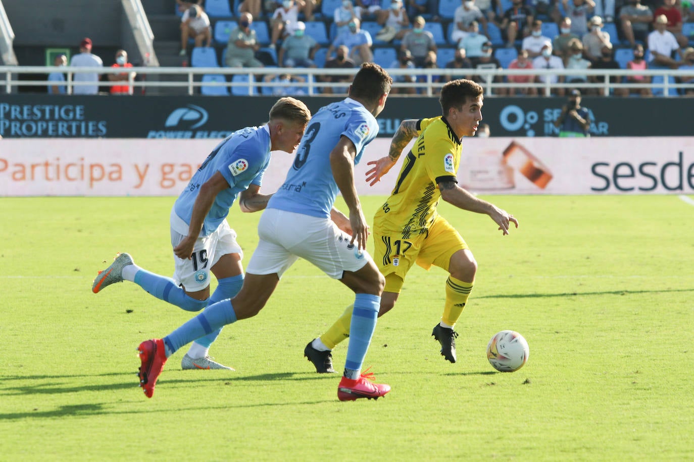 Los azules se llevan un punto del estadio Can Misses 