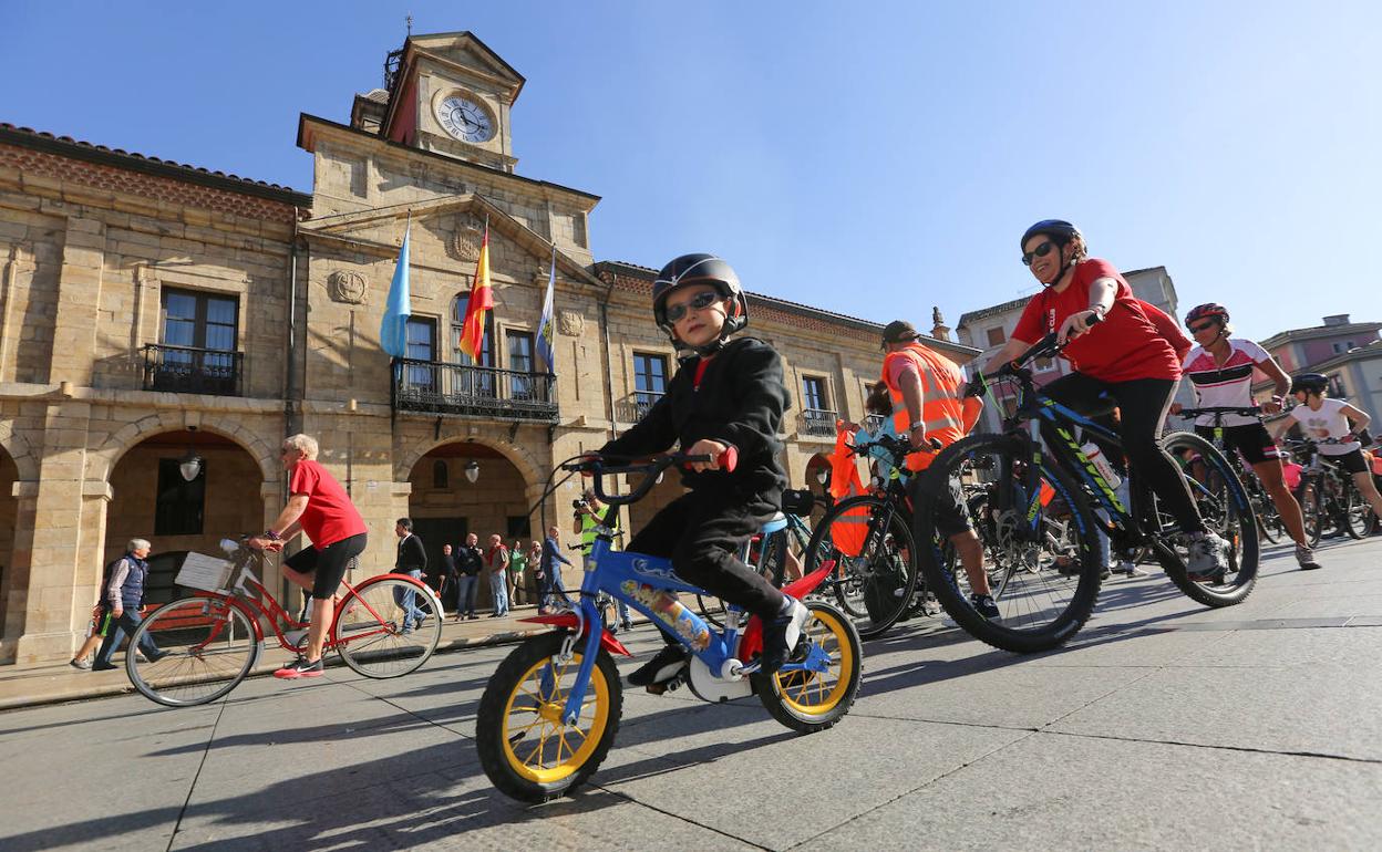 La plaza de España era uno de los puntos en los que se preveía tener actividad deportiva. 