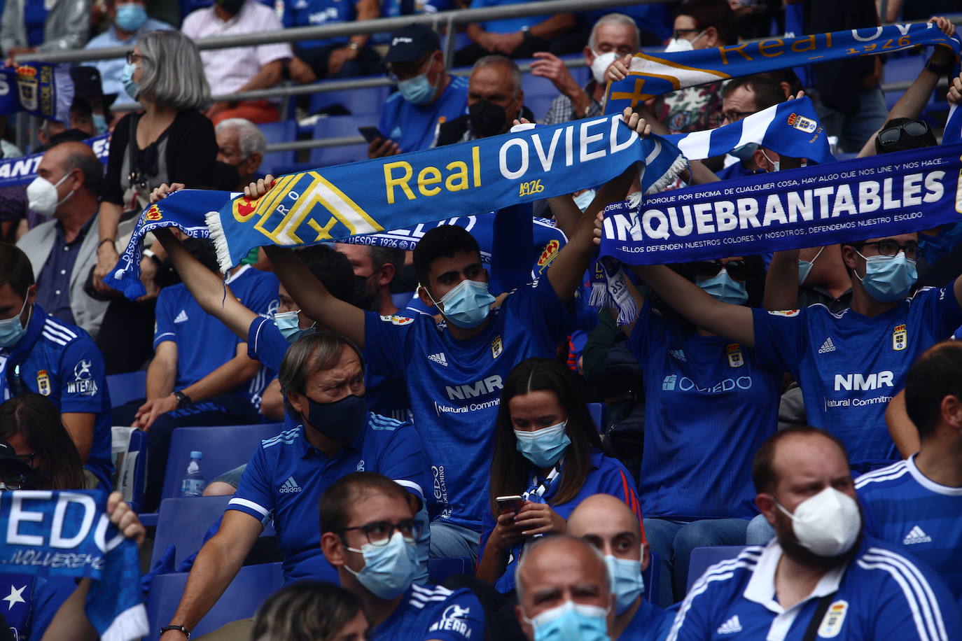 Fotos: ¿Estuviste en el Real Oviedo-Girona? ¡Búscate!
