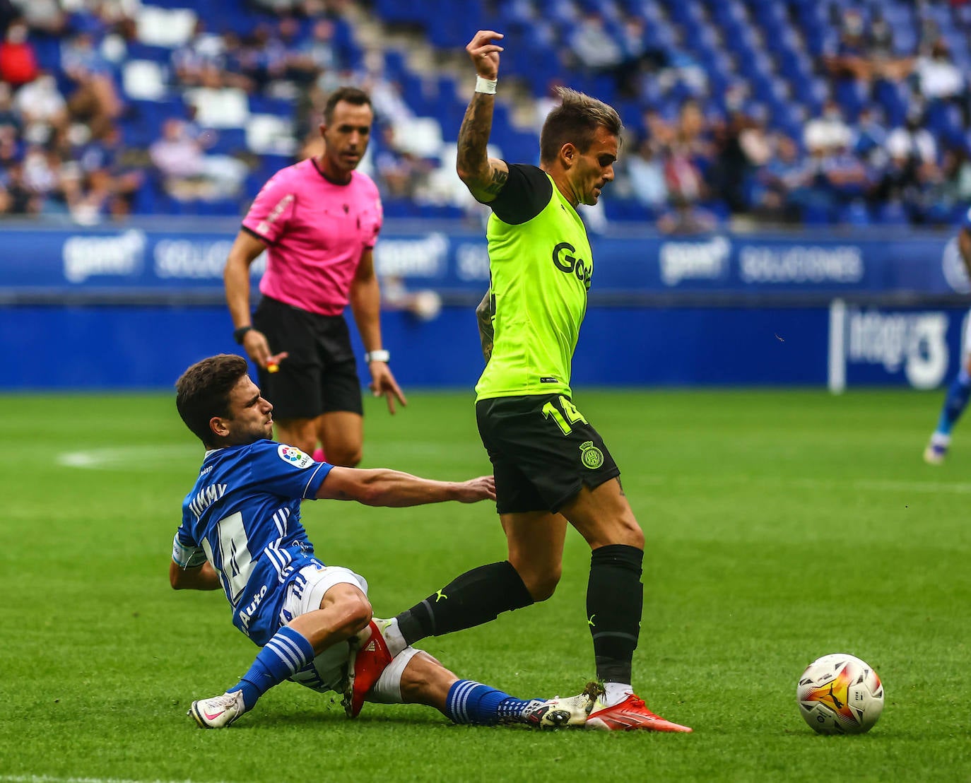 Fotos: Las mejores imágenes del Real Oviedo - Girona