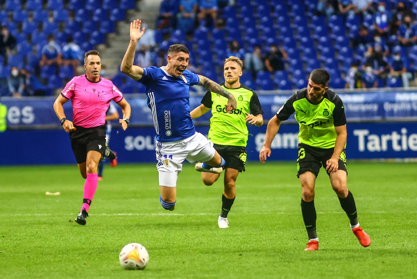 Fotos: Las mejores imágenes del Real Oviedo - Girona