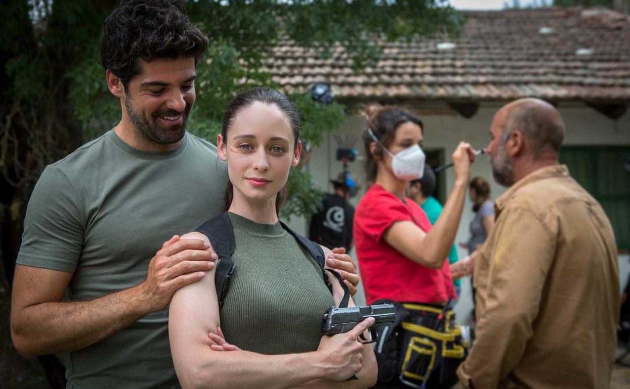 Elena Rivera se pone al frente del reparto de 'Sequía'. 