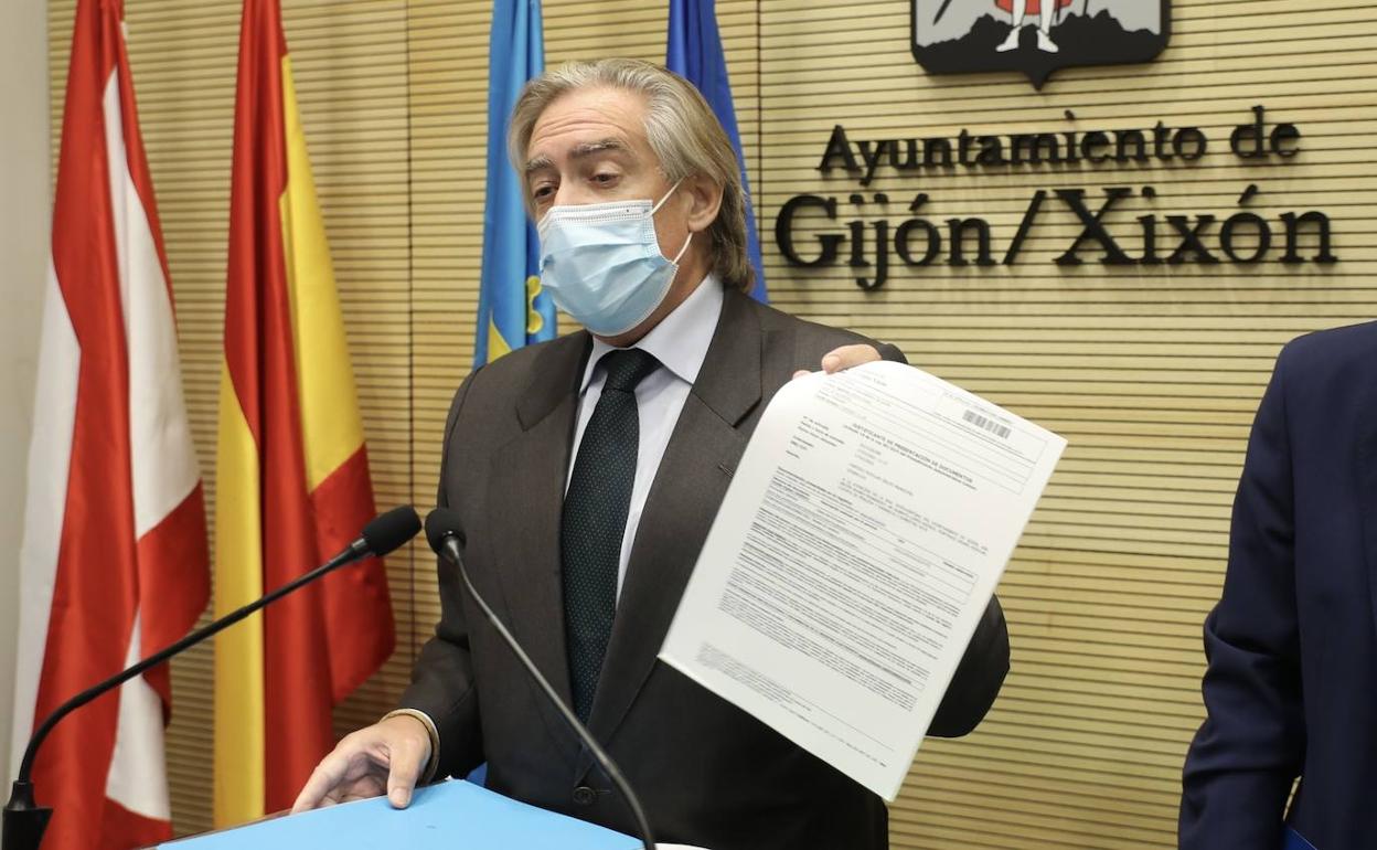 Alberto López-Asenjo, durante la rueda de prensa.