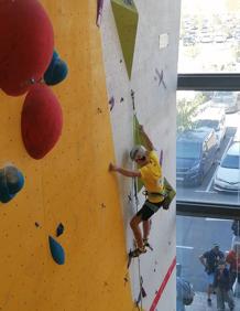 Imagen secundaria 2 - Así fue el debut asturiano en la Copa de España de Escalada