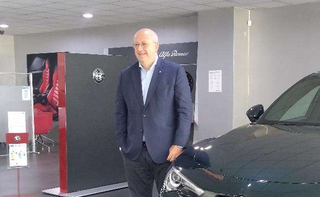 Jean Philippe Imparato en las instalaciones de Alfa Romeo en Madrid