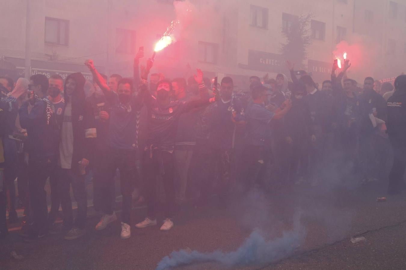 Así ha recibido la afición azul al Real Oviedo