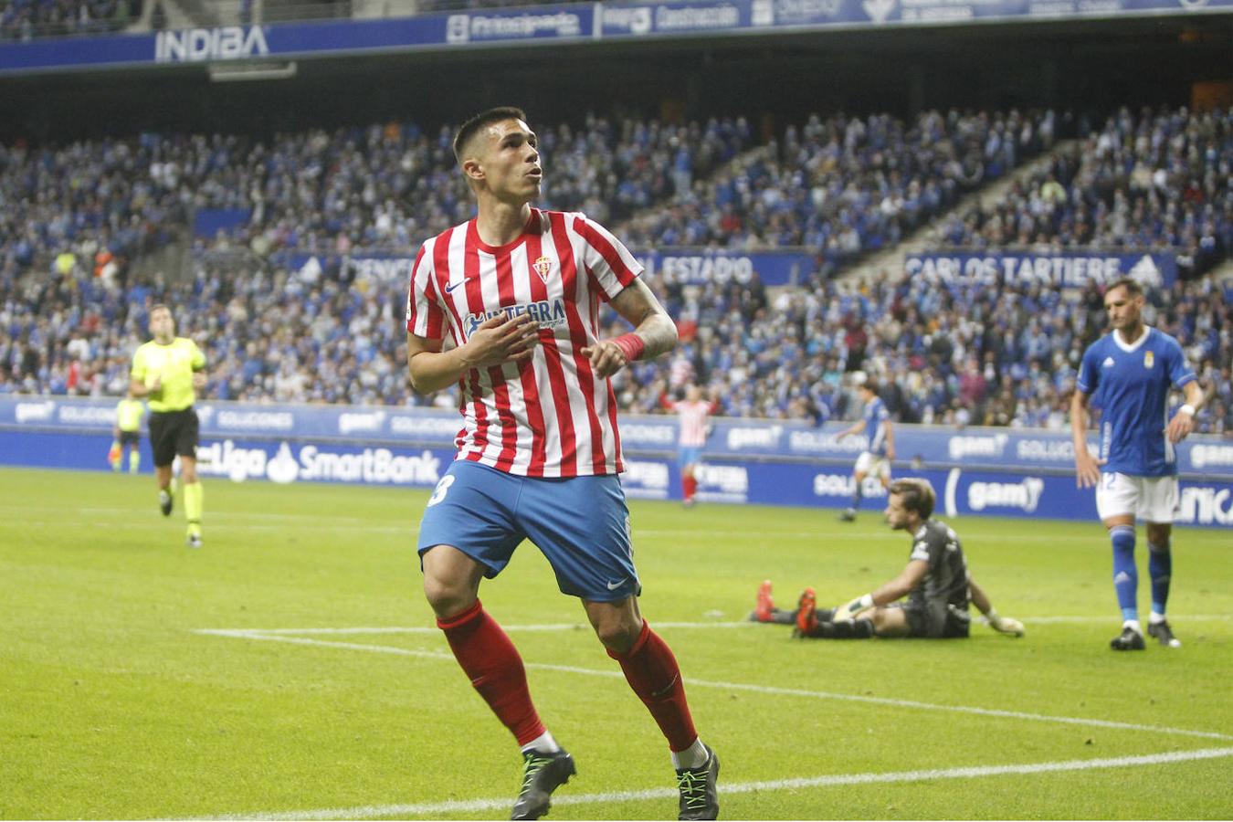 Oviedo y Sporting firman un empate con los goles de Lucas y Djuka. 