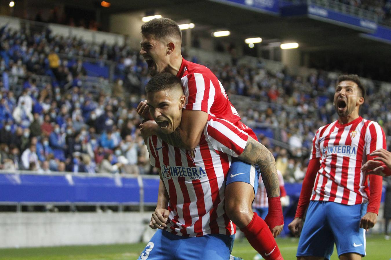 Oviedo y Sporting firman un empate con los goles de Lucas y Djuka. 