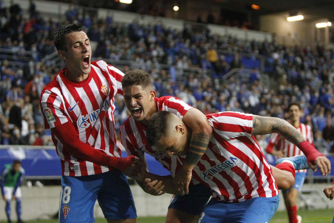 Oviedo y Sporting firman un empate con los goles de Lucas y Djuka. 
