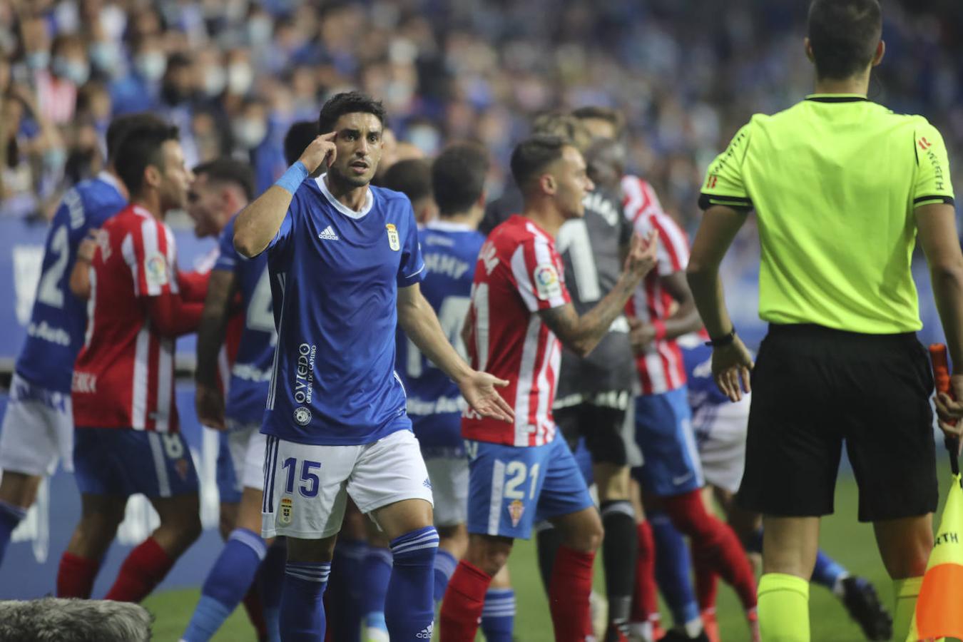 Oviedo y Sporting firman un empate con los goles de Lucas y Djuka. 