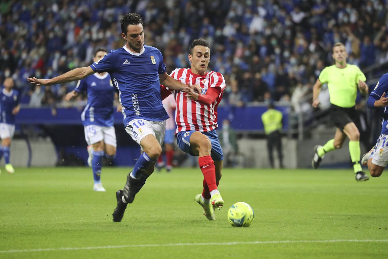Oviedo y Sporting firman un empate con los goles de Lucas y Djuka. 