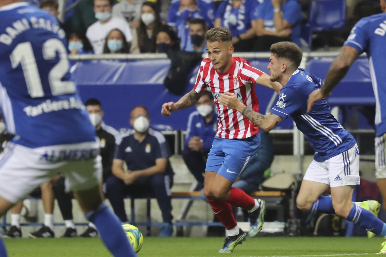 Oviedo y Sporting firman un empate con los goles de Lucas y Djuka. 