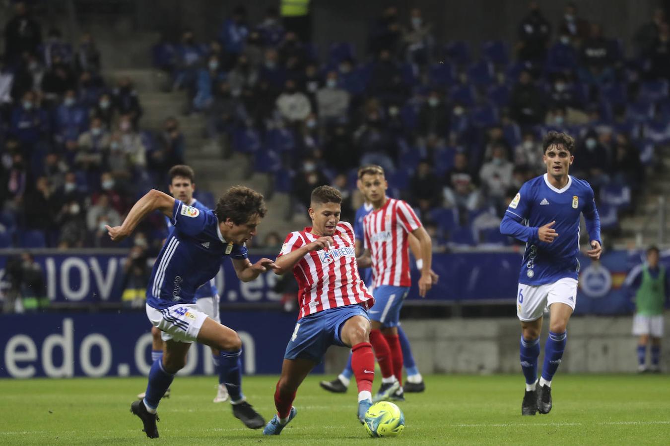 Oviedo y Sporting firman un empate con los goles de Lucas y Djuka. 