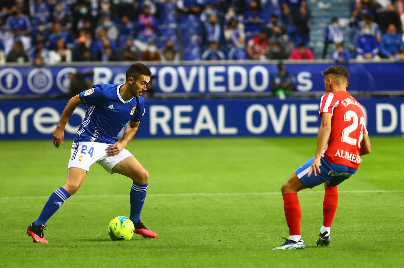 Oviedo y Sporting firman un empate con los goles de Lucas y Djuka. 