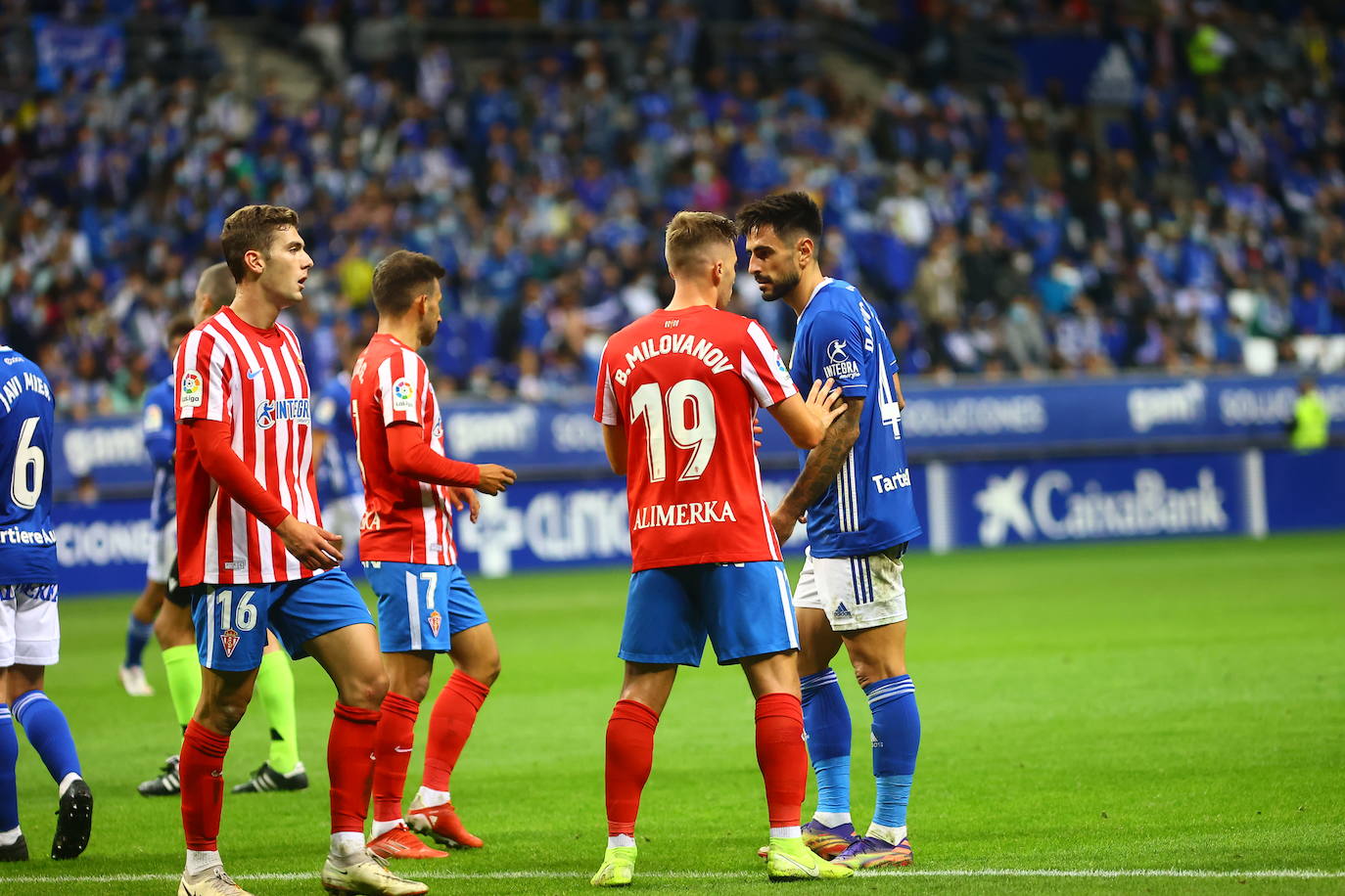 Oviedo y Sporting firman un empate con los goles de Lucas y Djuka. 