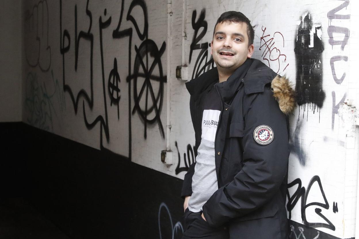 Germán Fernández, la víctima de la brutal agresión. 