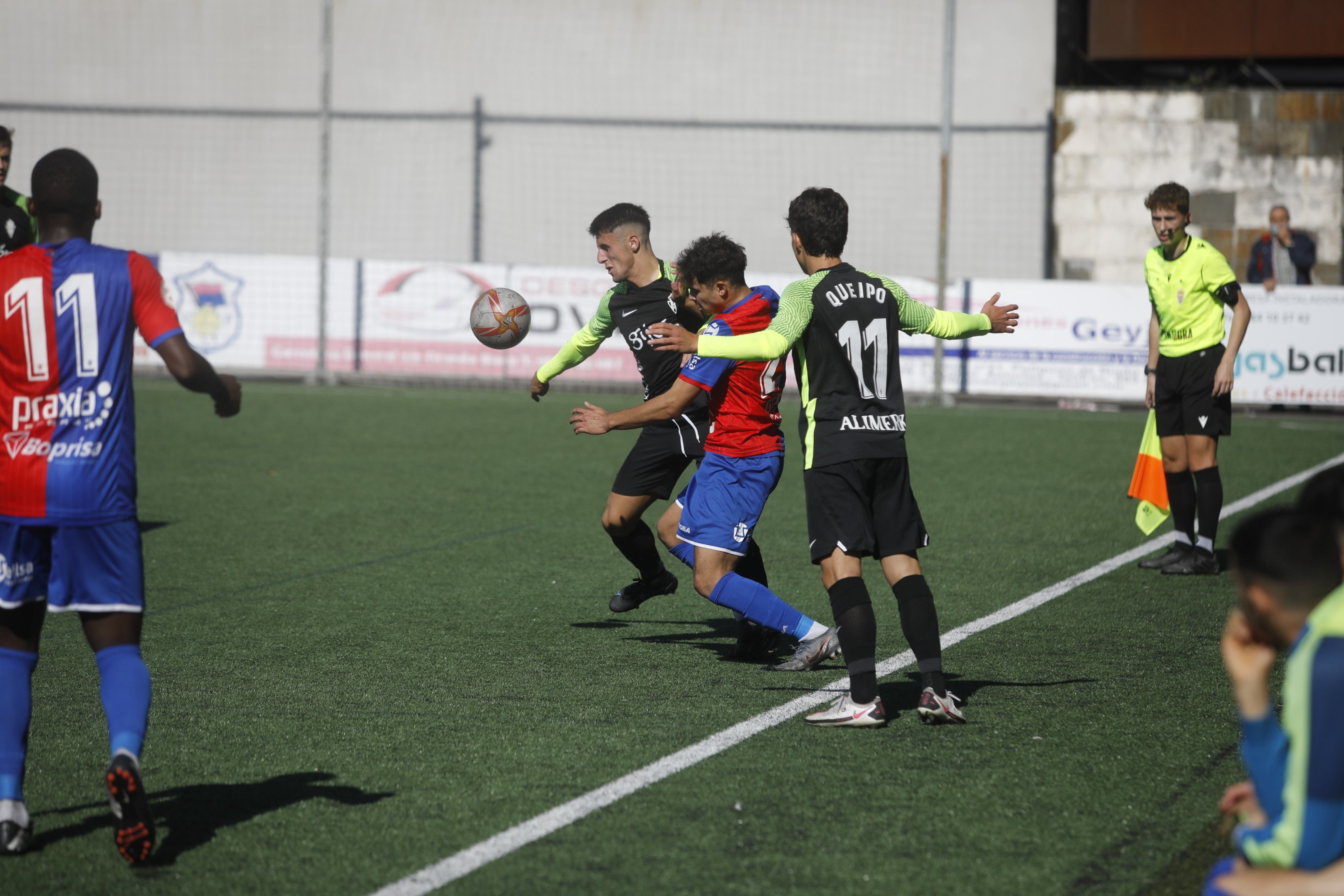 Fotos: Langreo B 2 - 1 Sporting B, en imágenes