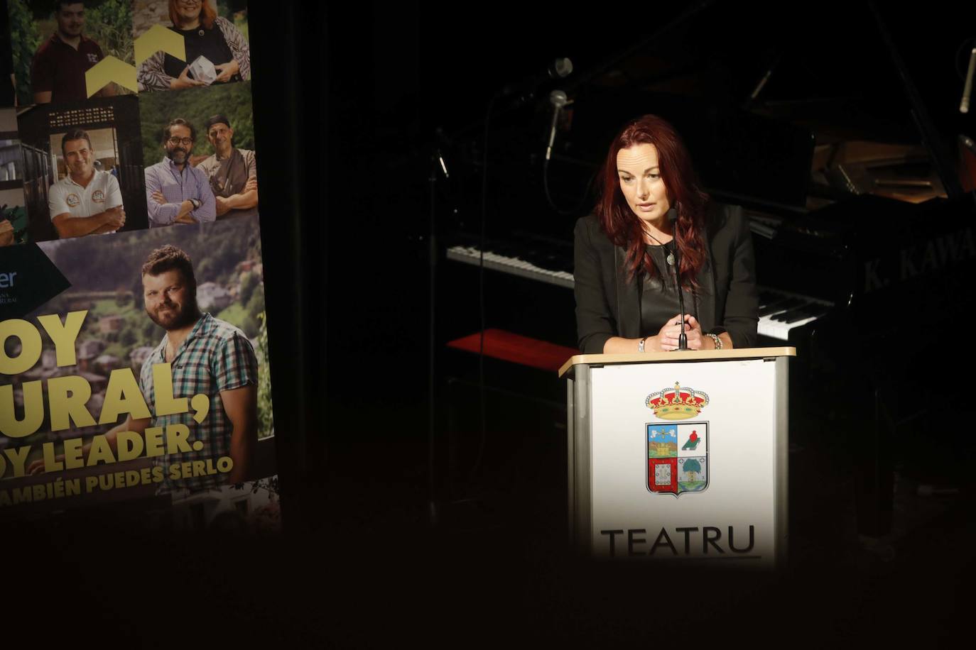 Ana Labad, durante su intervención tras recibir el premio. 