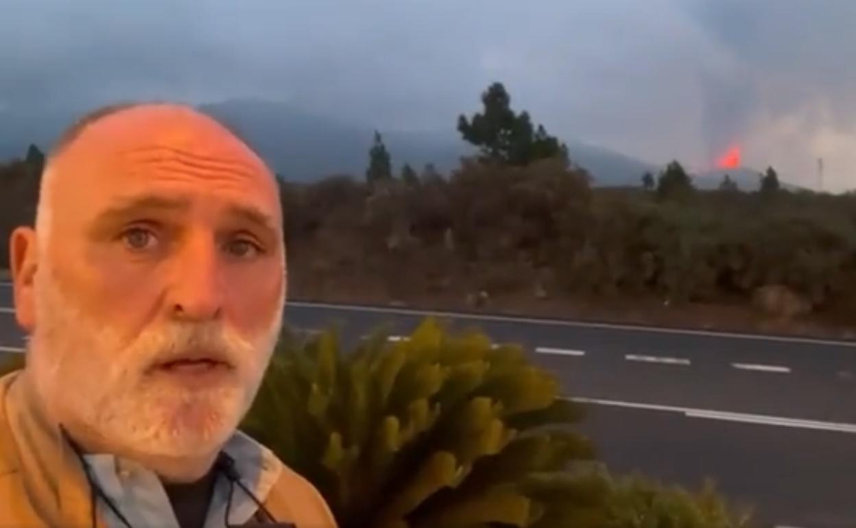 El chef José Andrés, en La Palma 