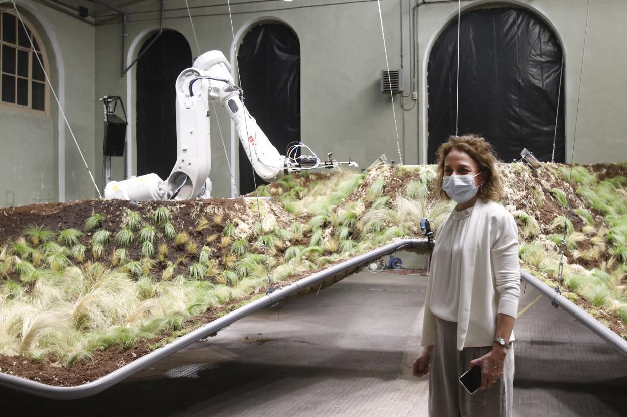 Visita a los robots de 'Sylva' y a su paisaje creciente